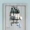 Over the Door Shower Caddy Adjustable Hanging Organizer Shelf Rustproof